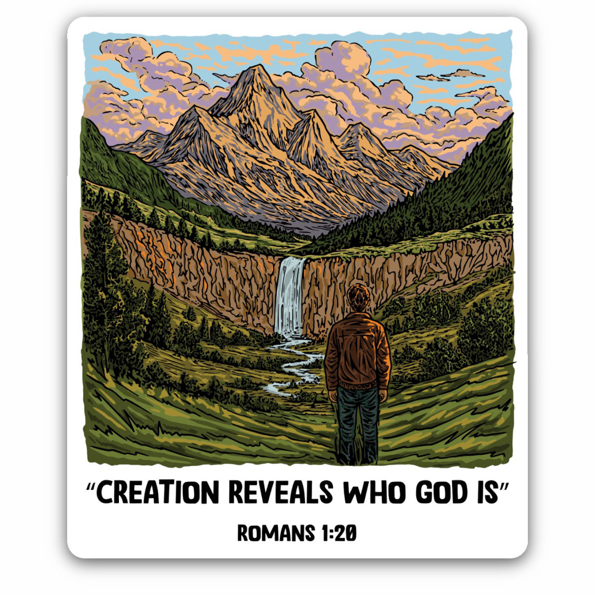 God’s Creation Sticker