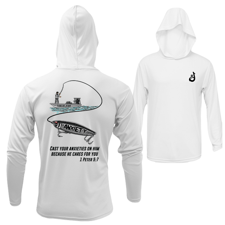 Cast Your Anxiety Hooded Long Sleeve