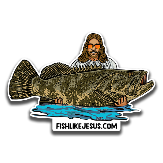 JC Goliath Grouper Sticker