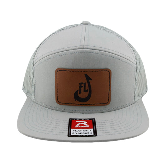 FLJ Snapback 7 Panel Flat bill Hat