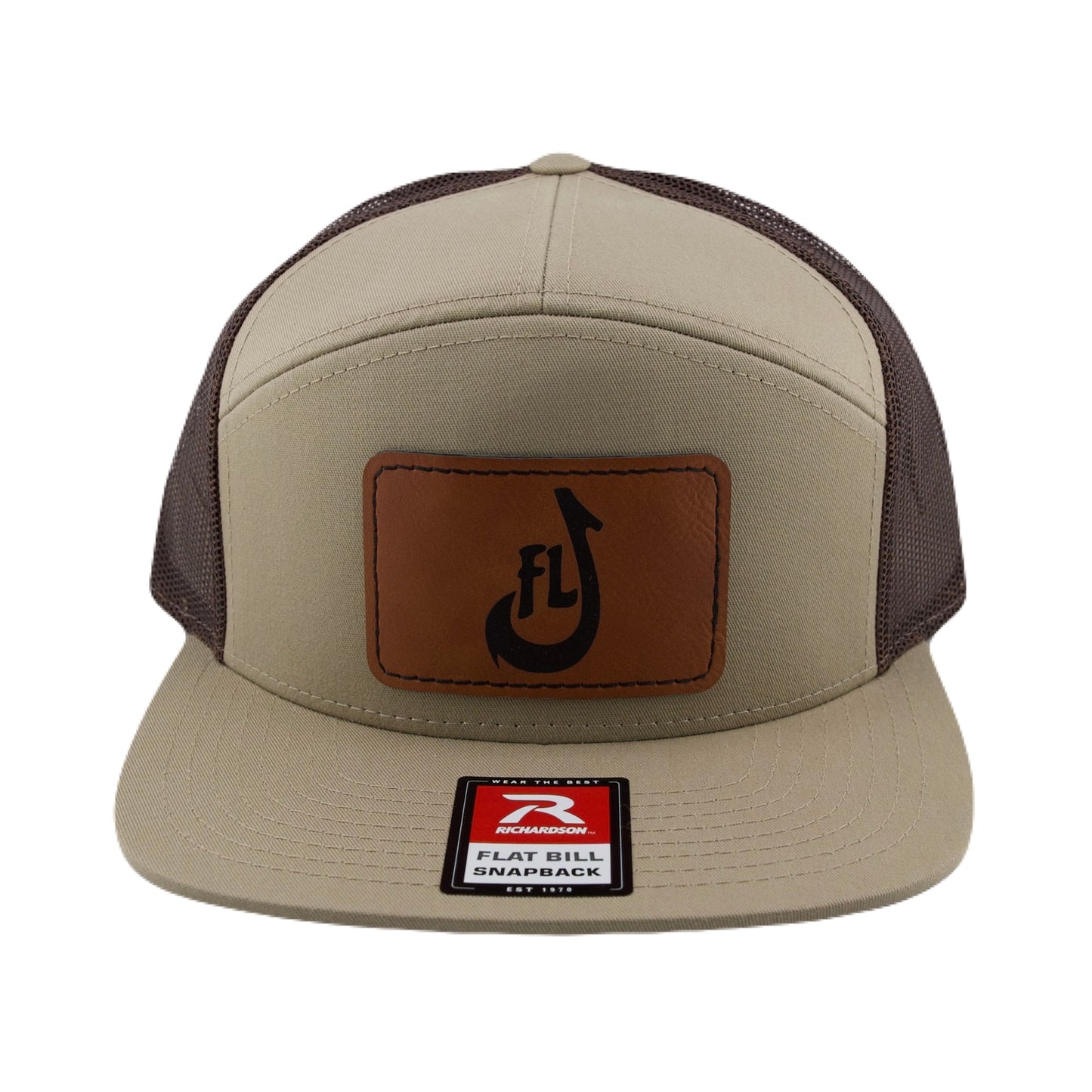 FLJ Snapback 7 Panel Flat bill Hat