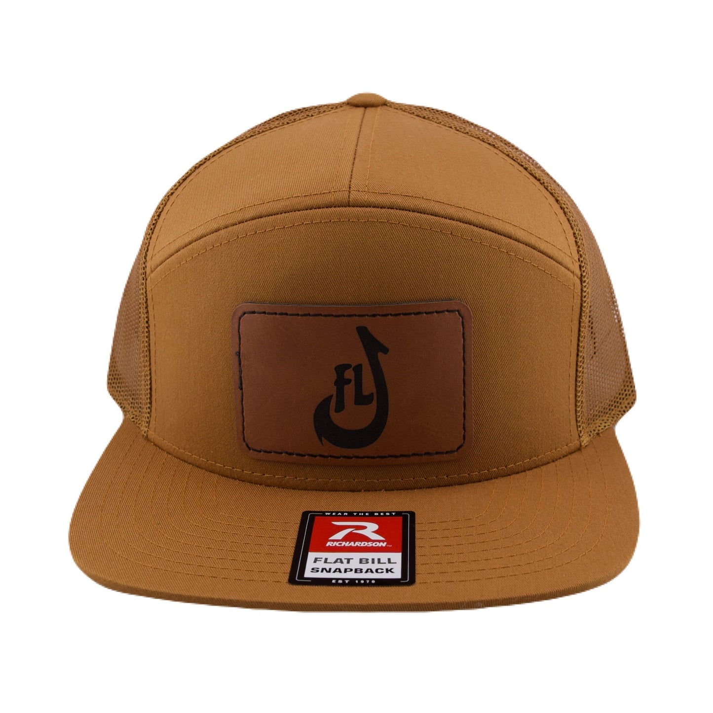 FLJ Snapback 7 Panel Flat bill Hat