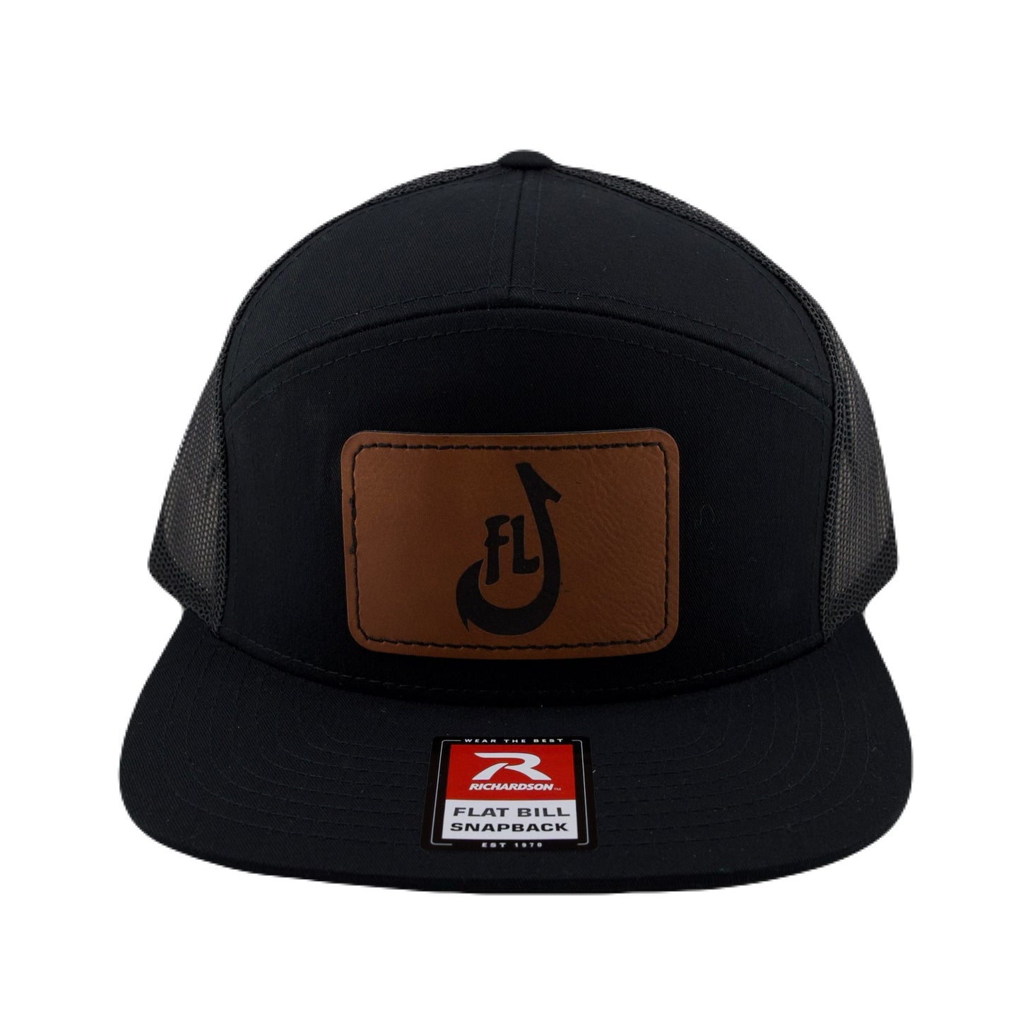 FLJ Snapback 7 Panel Flat bill Hat