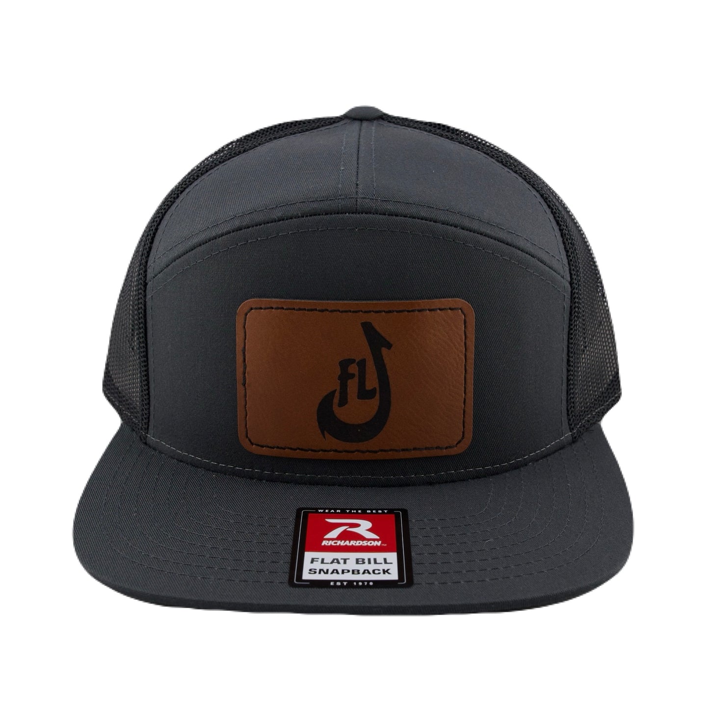 FLJ Snapback 7 Panel Flat bill Hat