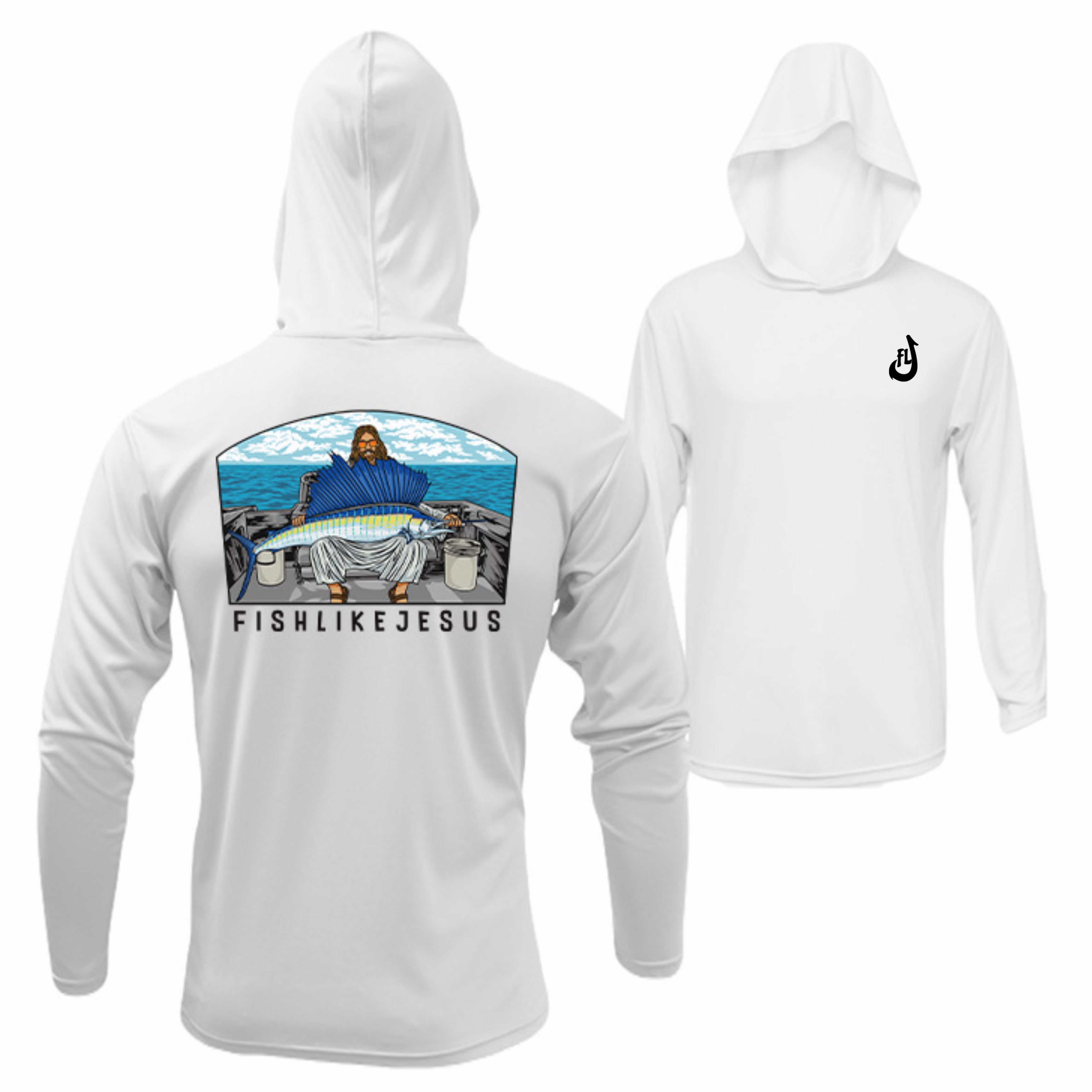 JC Sailfish Hooded Long Sleeve – FishLikeJesus
