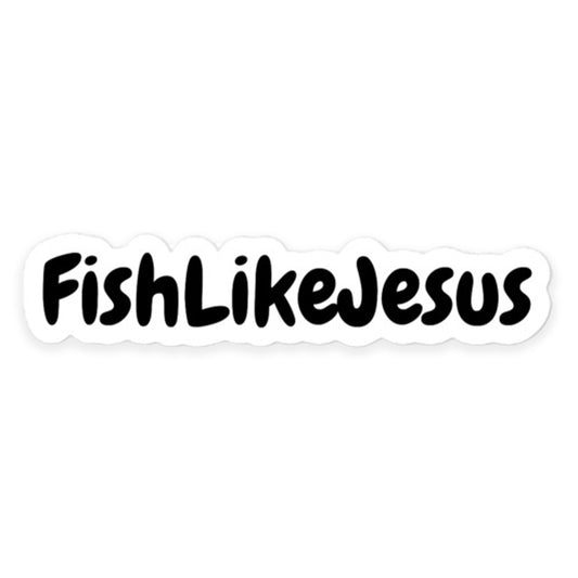 FishLikeJesus Sticker