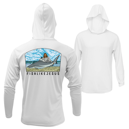 JC Black Tip Shark Hooded Long Sleeve